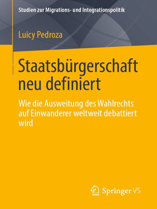 Title details for Staatsbürgerschaft neu definiert by Luicy Pedroza - Available